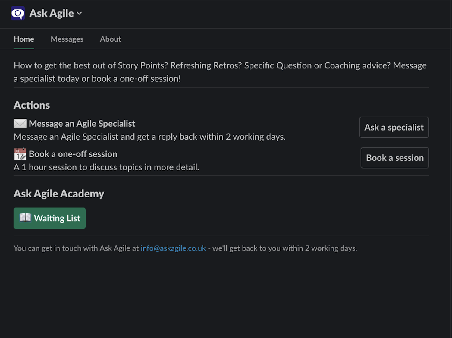 Pregúntele a Agile media 1