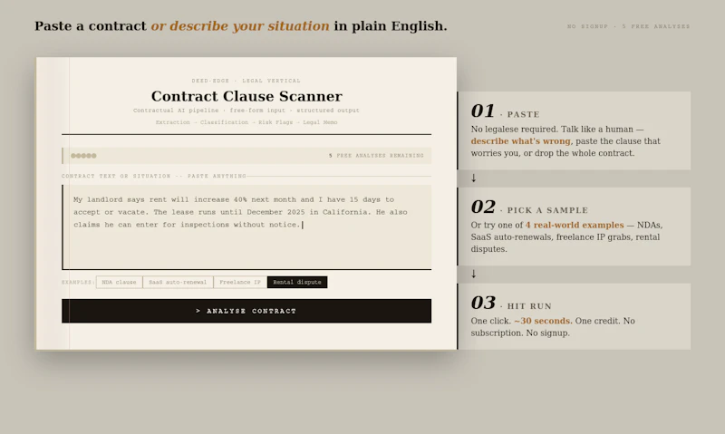 LexScan screenshot 2
