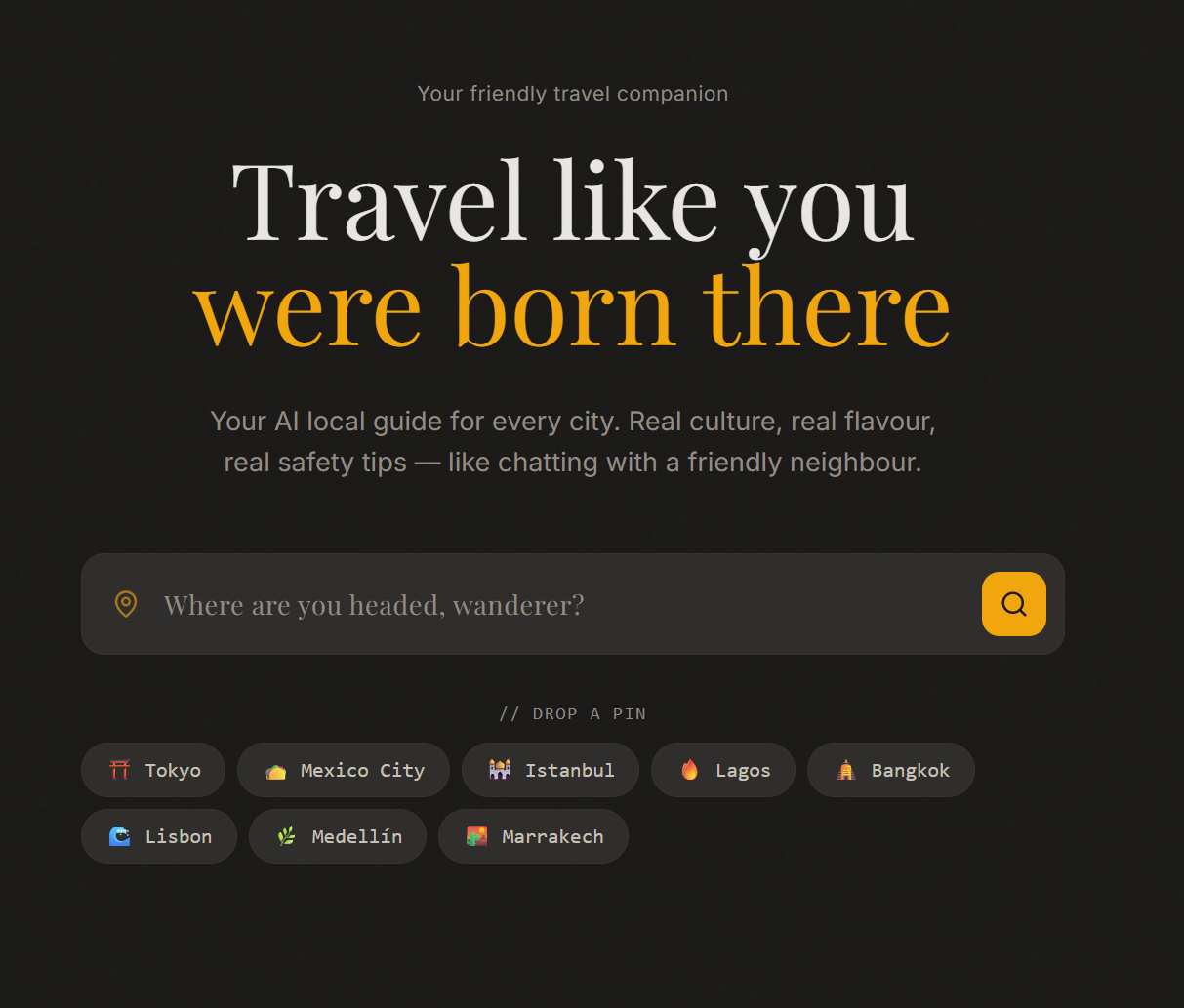StreetWise - Main product screenshot demonstrating key features and user interface