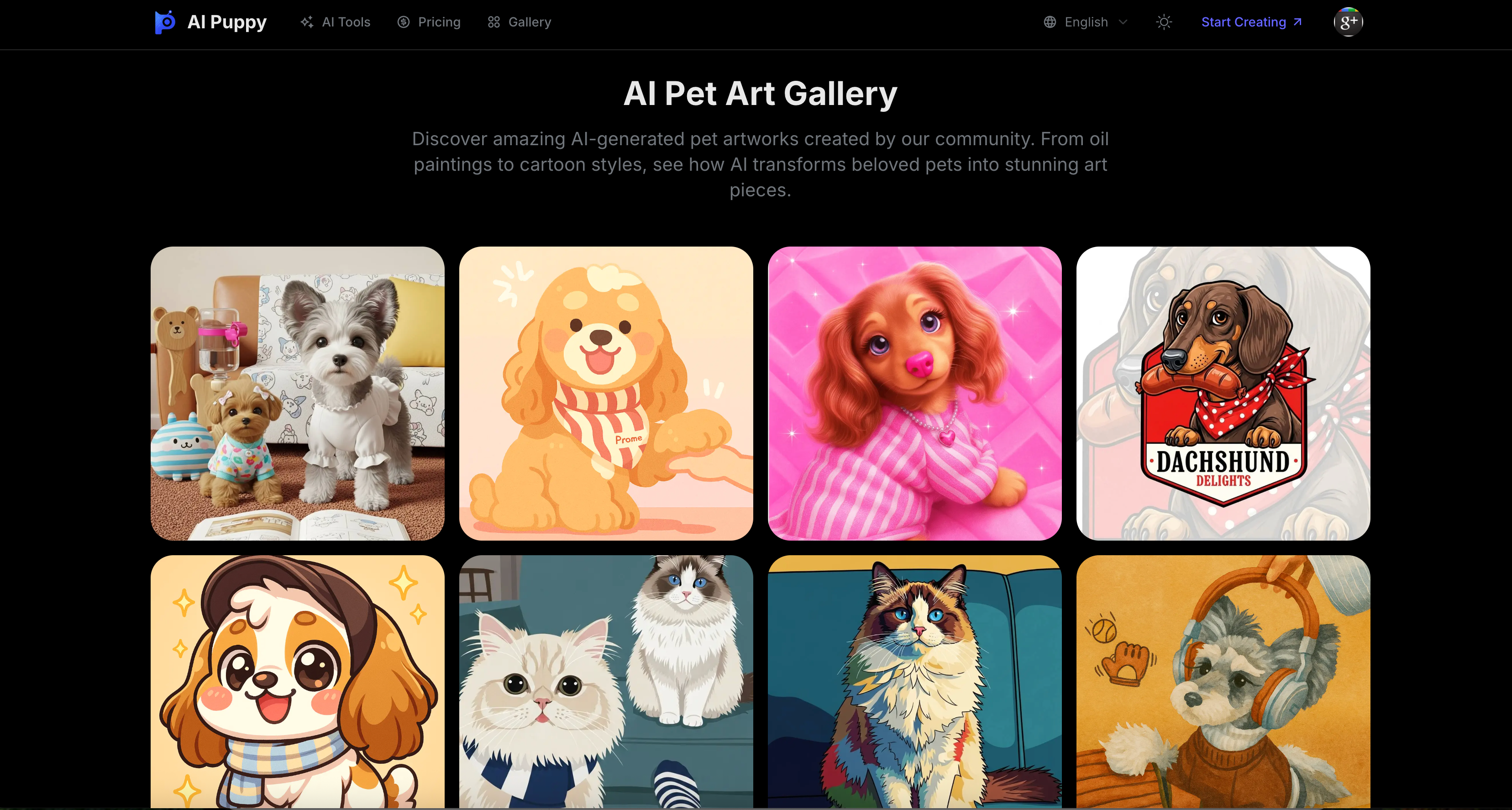 AI Puppy - AI Pet Photo Generator gallery image