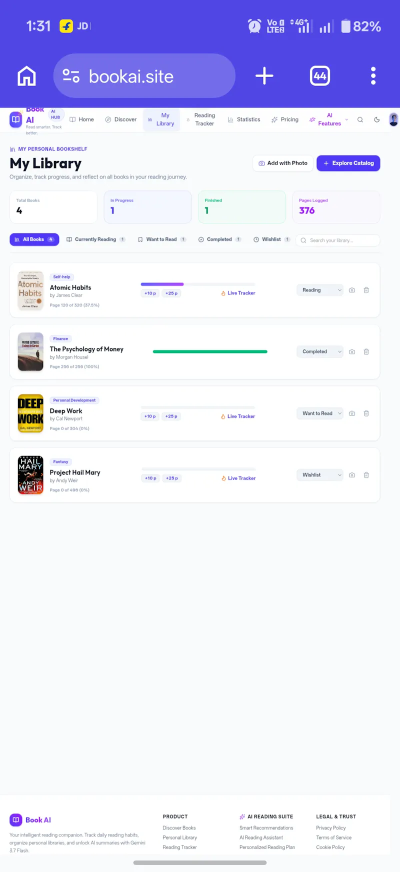 Book AI screenshot 1