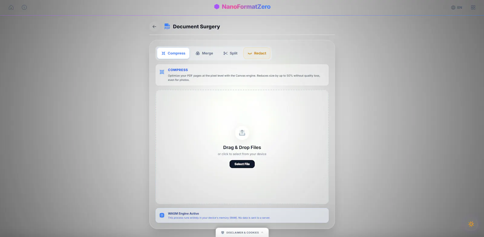 NanoFormatZero screenshot 5