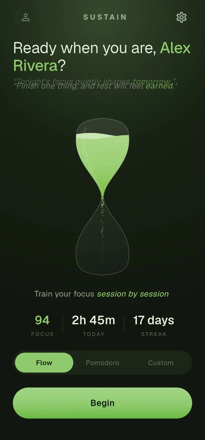 Sustain: Focus & Study Timer gallery image