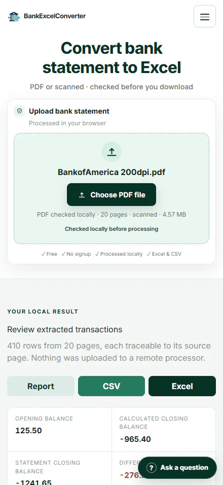BankExcelConverter gallery image