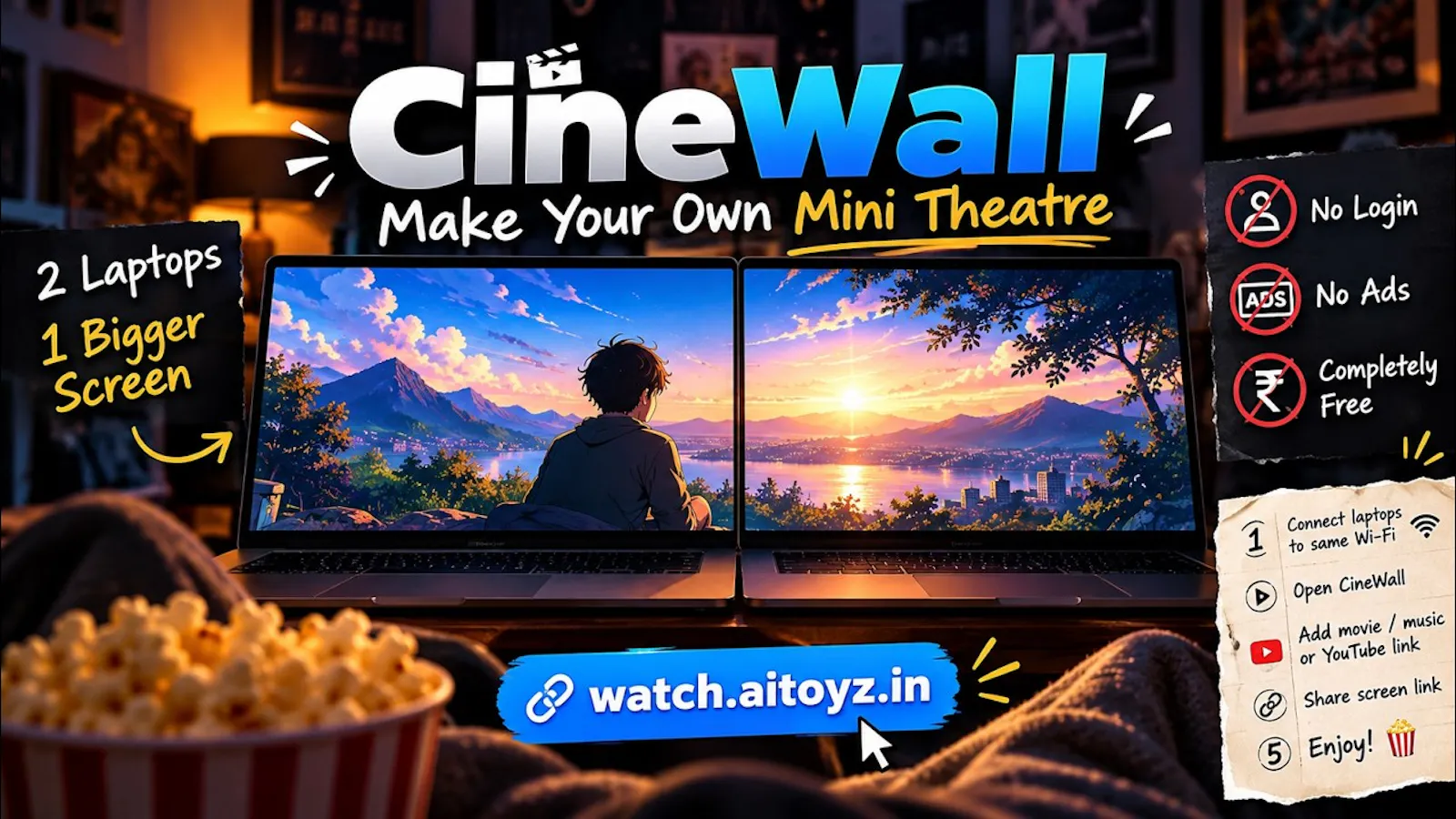 CineWall screenshot 1 (video preview)