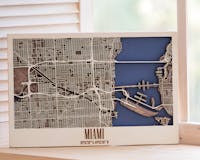 3D Wooden City Map to Create a Lasting Memory media 3