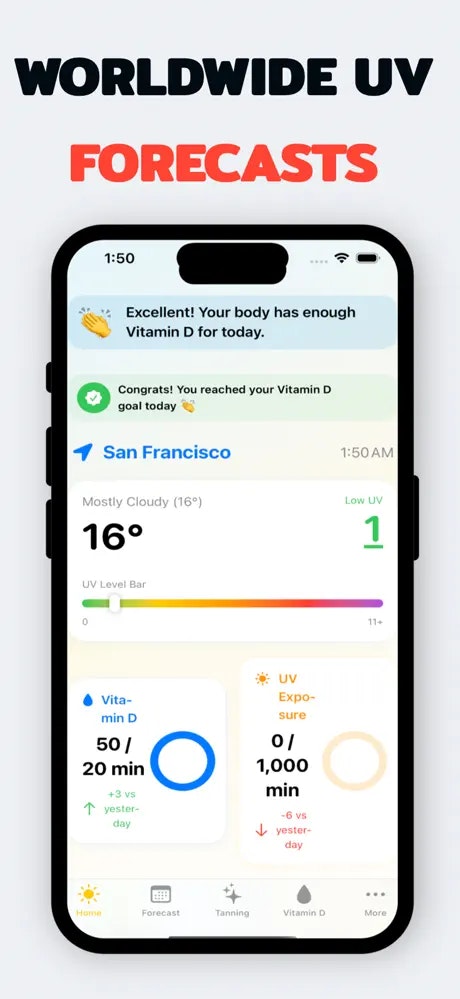 UV Sun Safe - Indice UV e abbronzatura - #1 tracker di scottature solare tutto in onex media 2