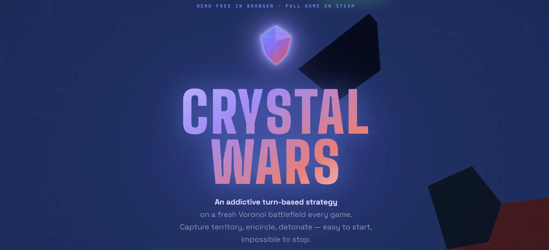 Crystal Wars - a new game on Steam