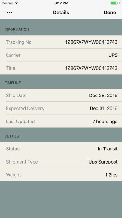 Shipments — a worldwide package tracker gallery image