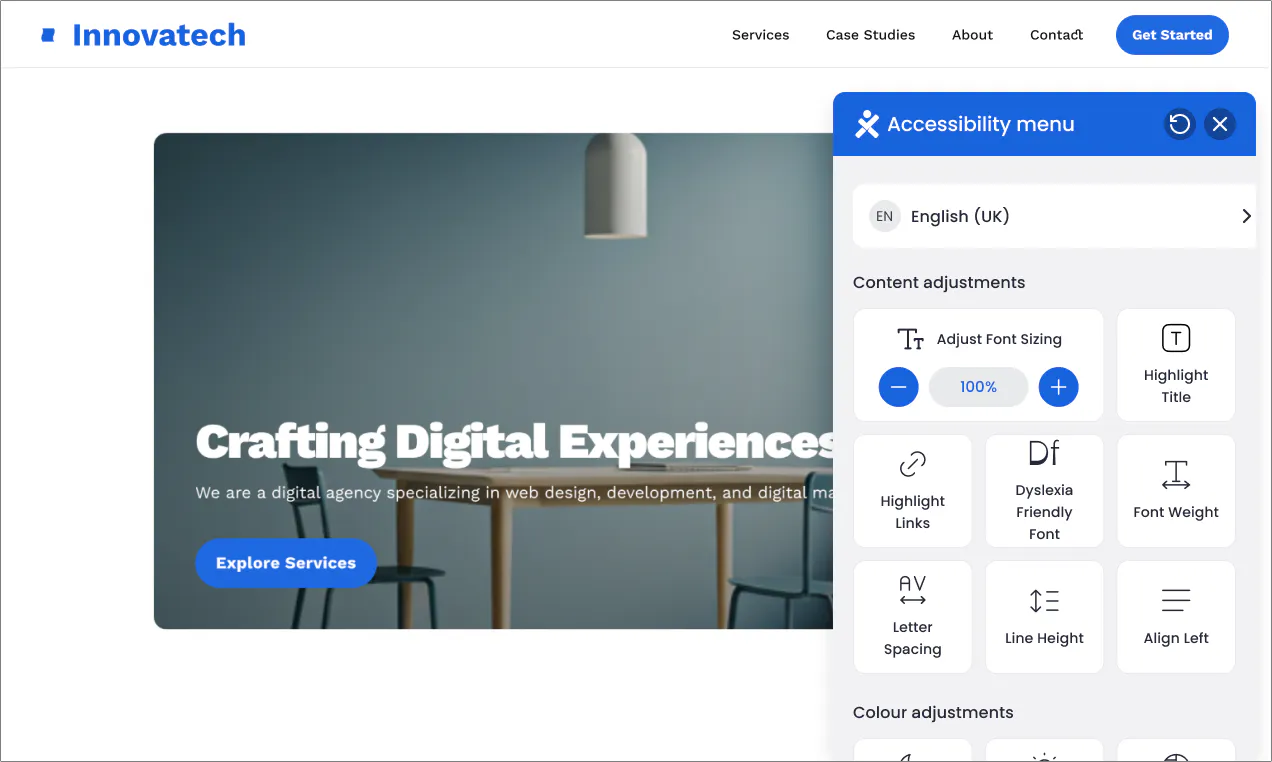 AccessiYes Accessibility Widget: Accessibility widget for any website ...