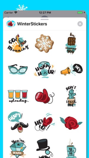 Winter, Snow & Coffee Stickers gallery image