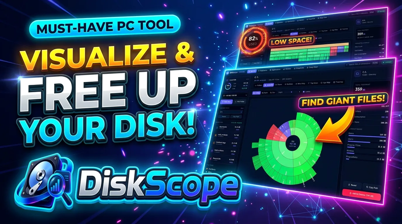DiskScope: disk space analyzer