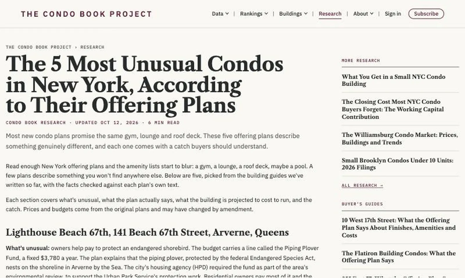 The Condo Book Project screenshot 2