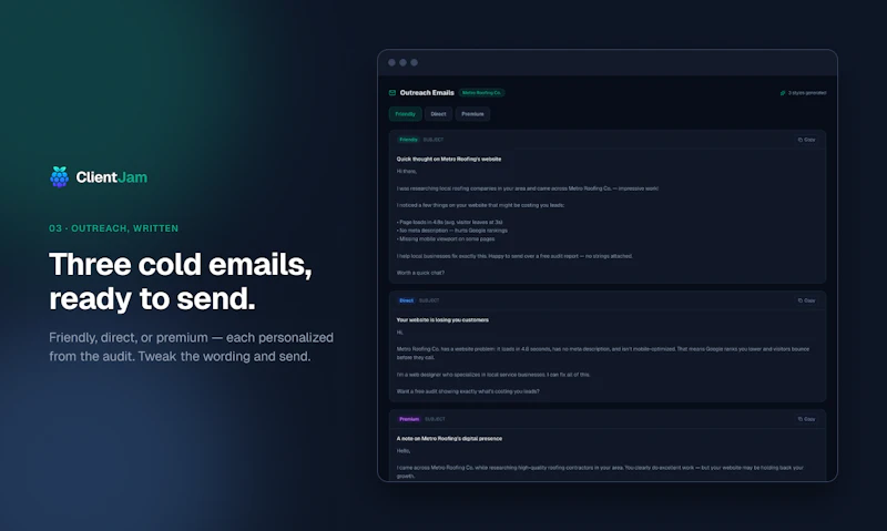 ClientJam screenshot 4