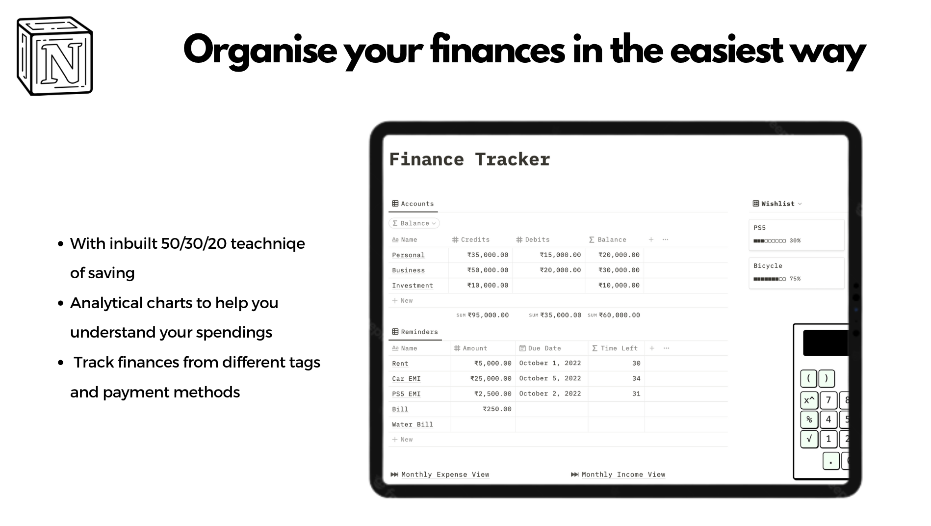 Easy Finance Tracker gallery image