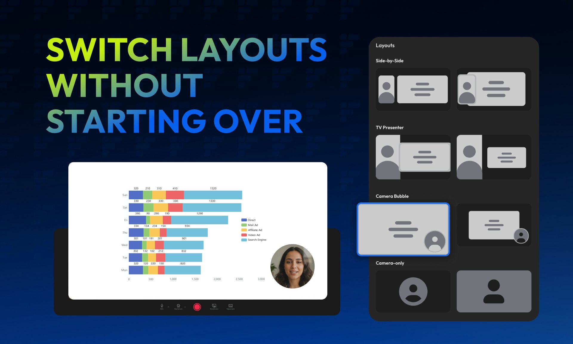 Flixier AI Screen & Webcam Recorder gallery image