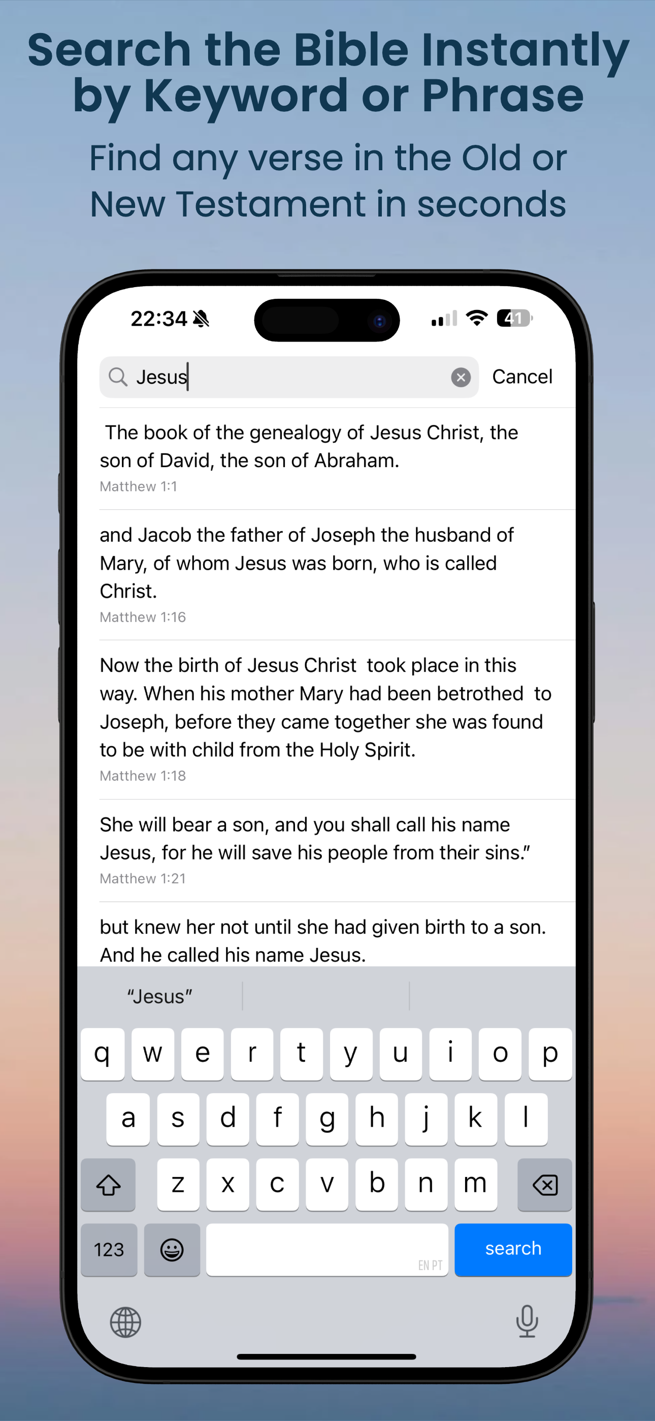 Média Espoir, foi, amour - Versets bibliques, jeûne et prière 4