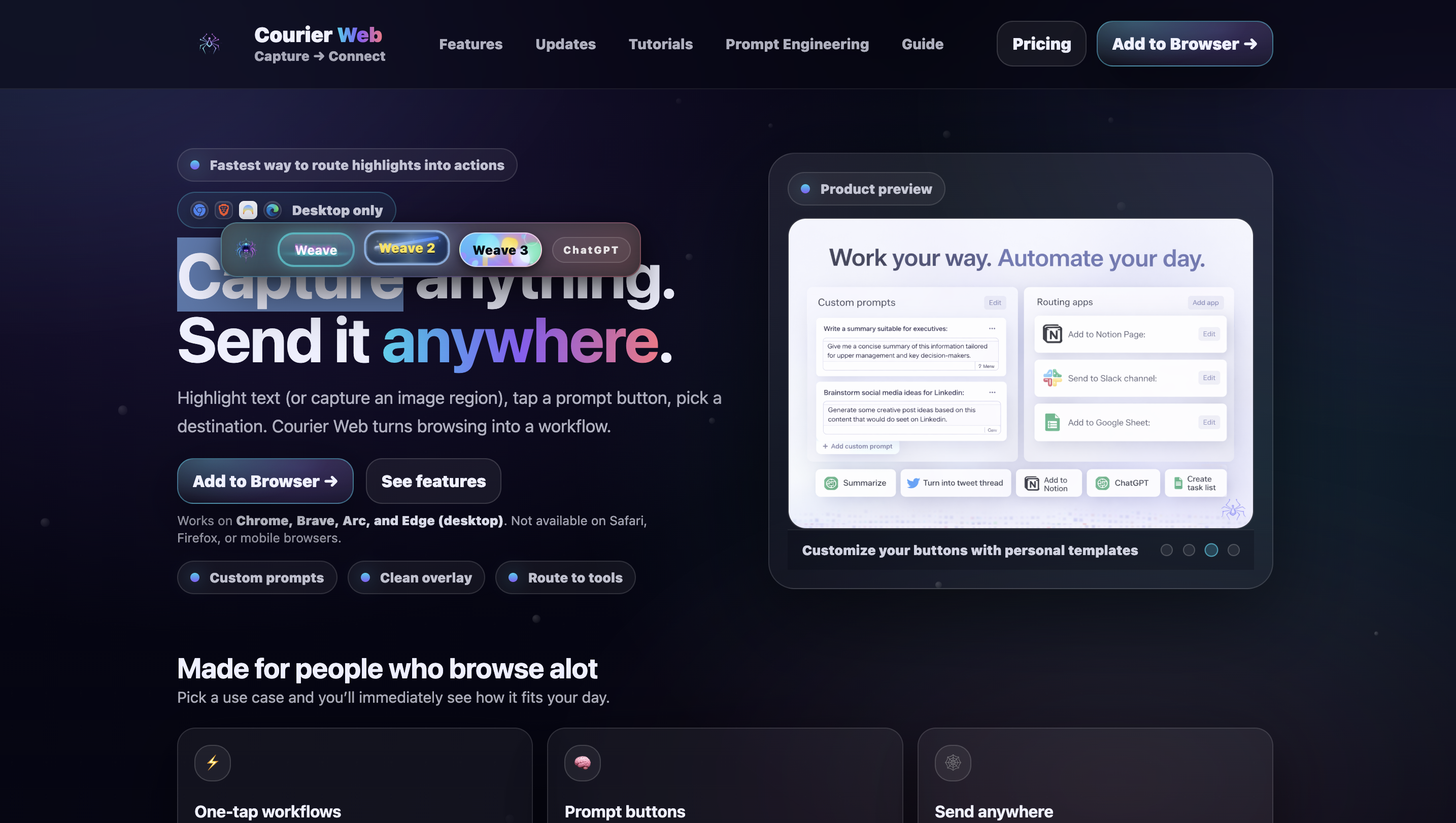 Courier Web | Capture & Connect media 6