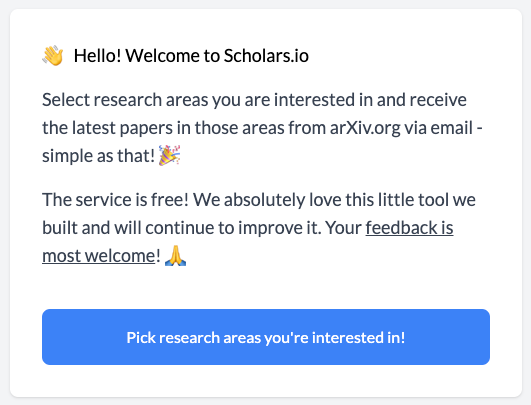 Arxiv Newsletter : research via email media 1