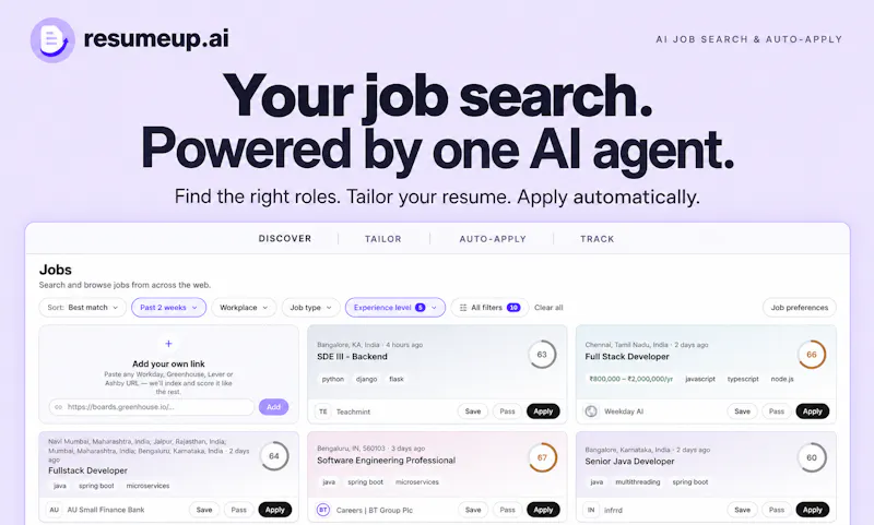 ResumeUp.AI screenshot 1
