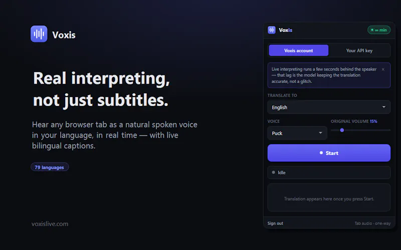 VoxisLive screenshot 3
