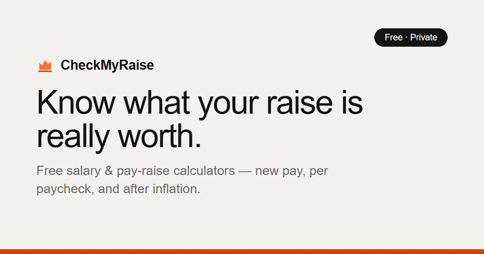CheckMyRaise screenshot 1