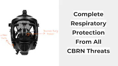 CM-6M Tactical Gas Mask gallery image