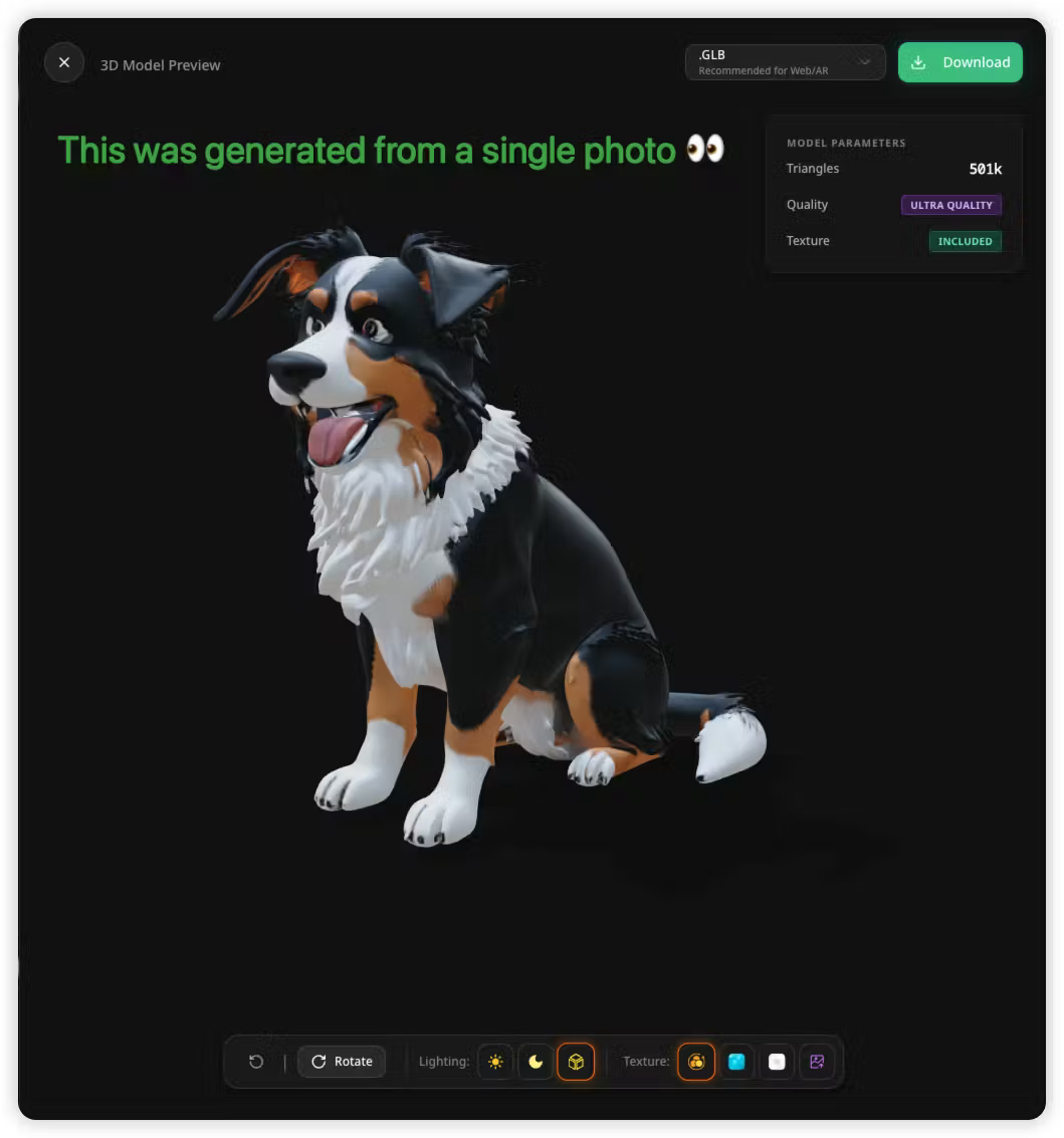 Magic 3D Pet - Screenshot 3 showing product features and functionality