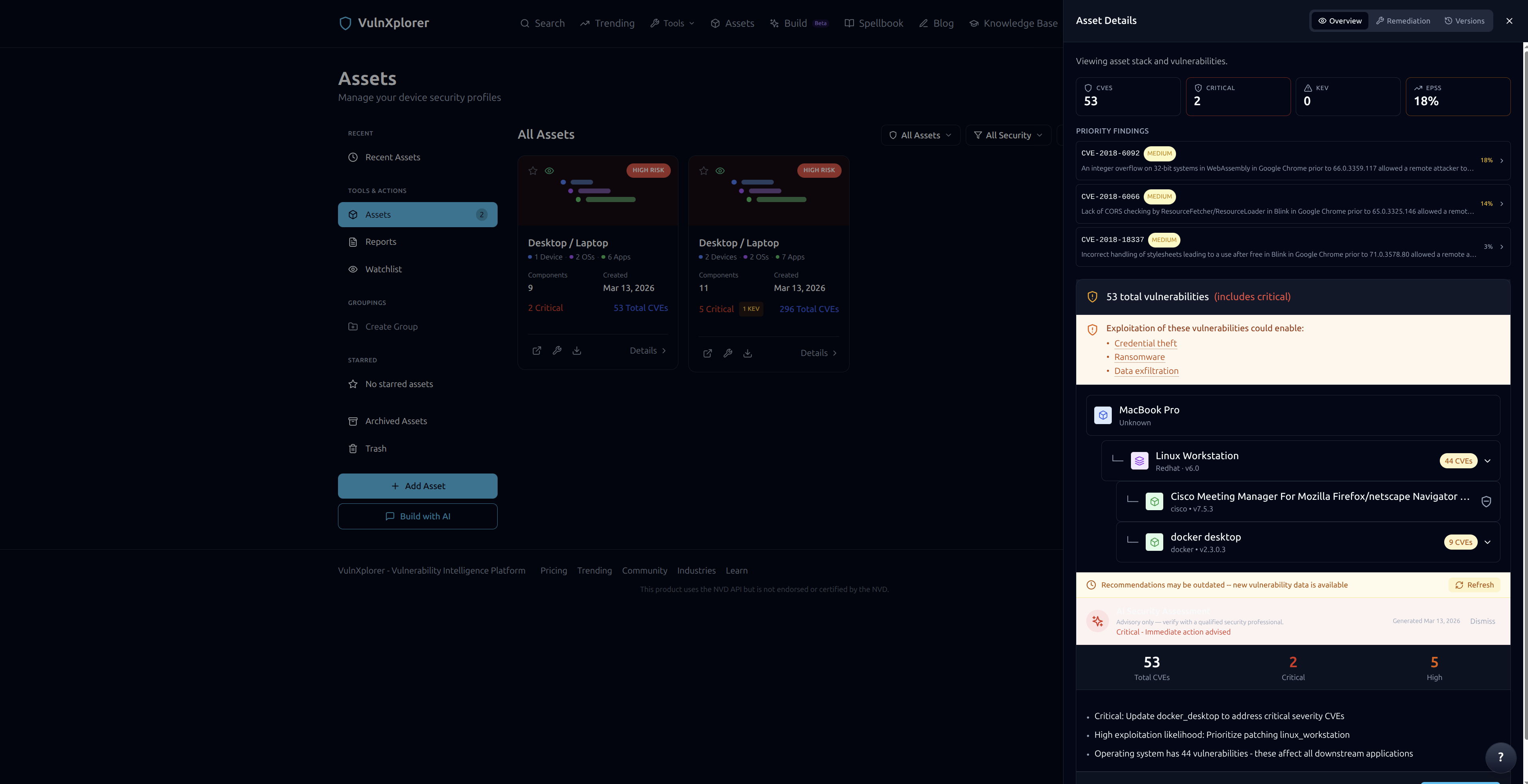 VulnXplorer gallery image