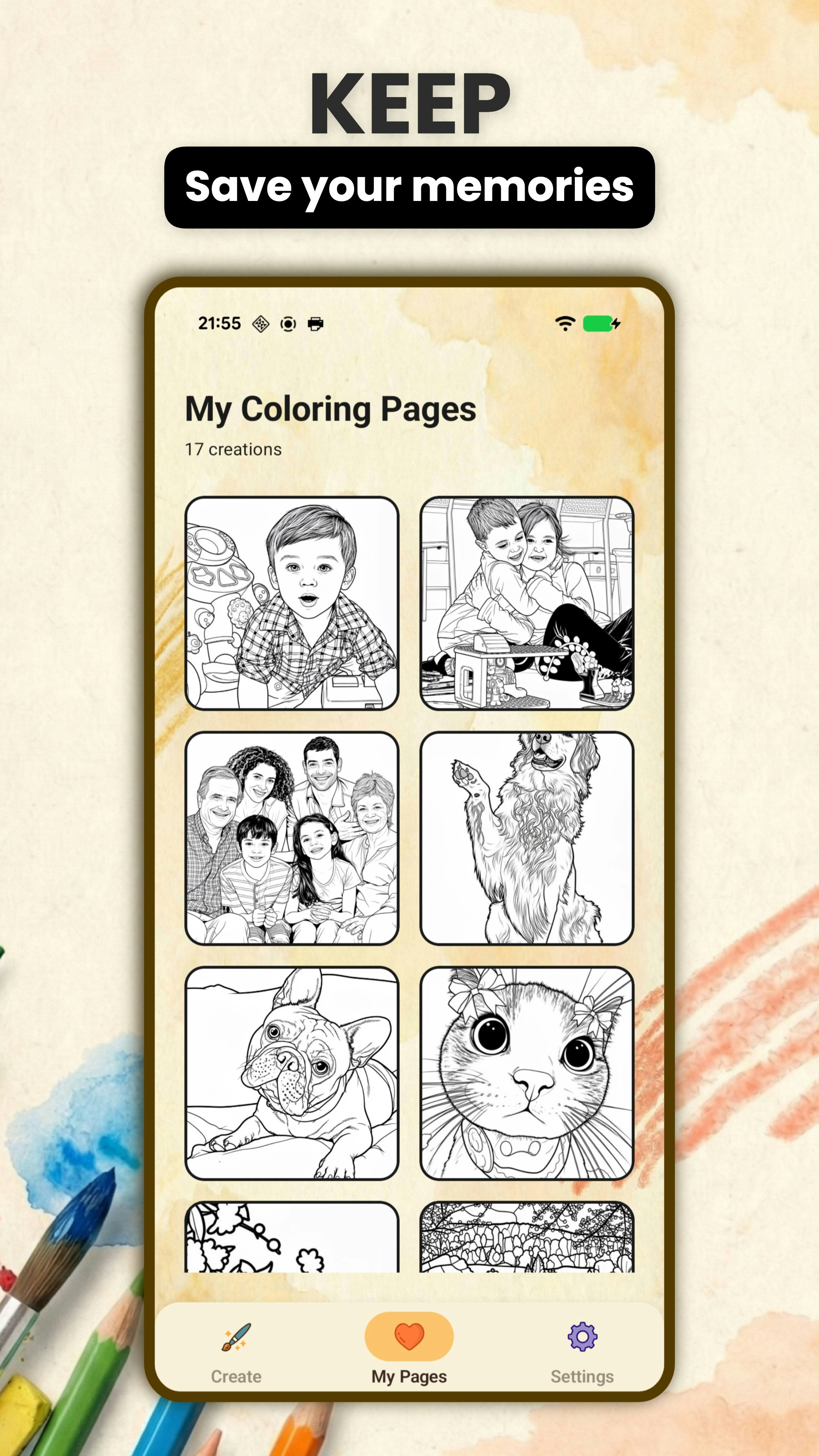 Colorify AI: Coloring Page Generator gallery image