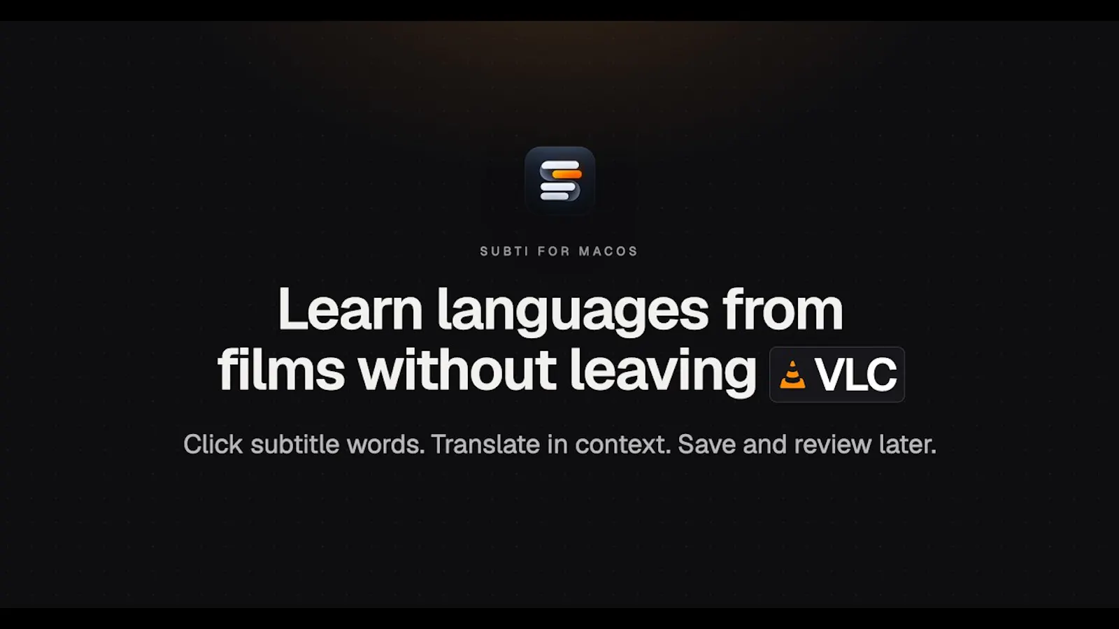 Subti screenshot 1 (video preview)