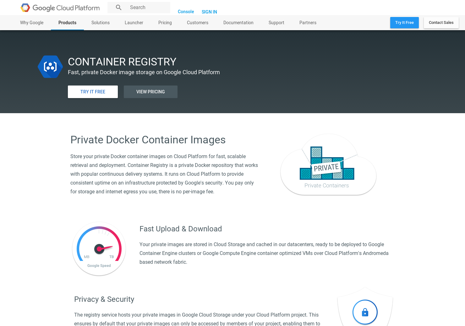 Google Container Registry