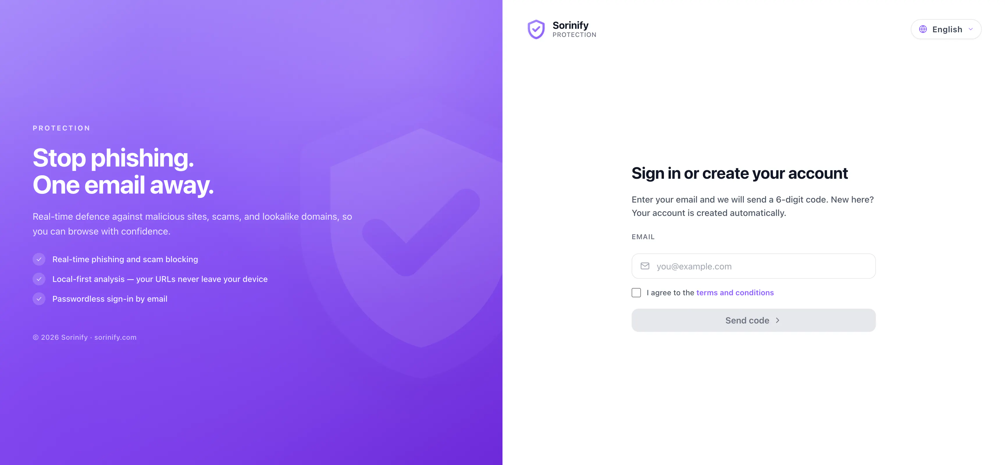 Sorinify - Phishing Protection gallery image