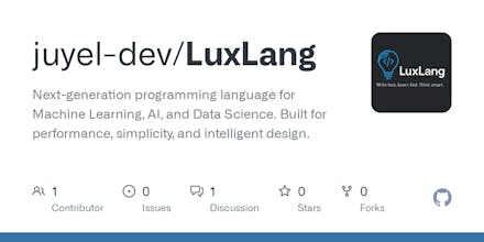 LuxLang — ML Coding Made Simple gallery image