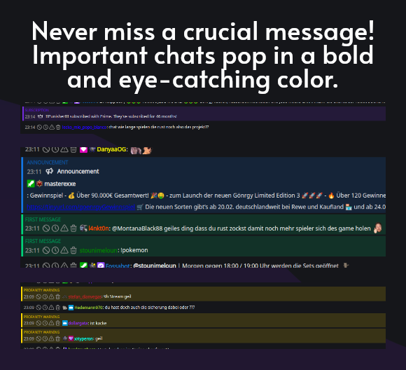 وسائط نظرت - Twitch Chat Tool for Browcaster ، Onderators and Views. 1