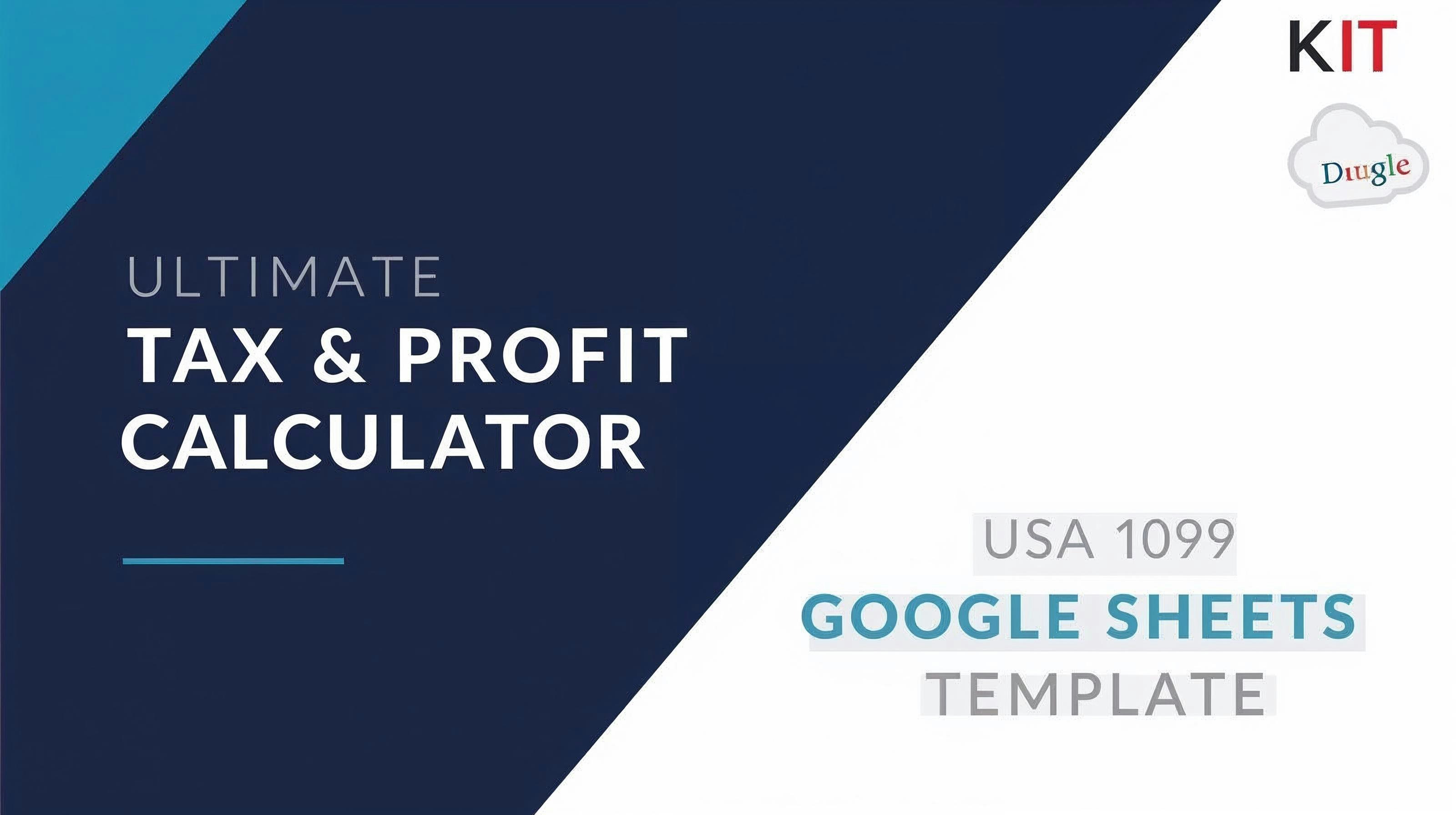 1099 Tax & Profit Calculator - Main screenshot showing features and interface
