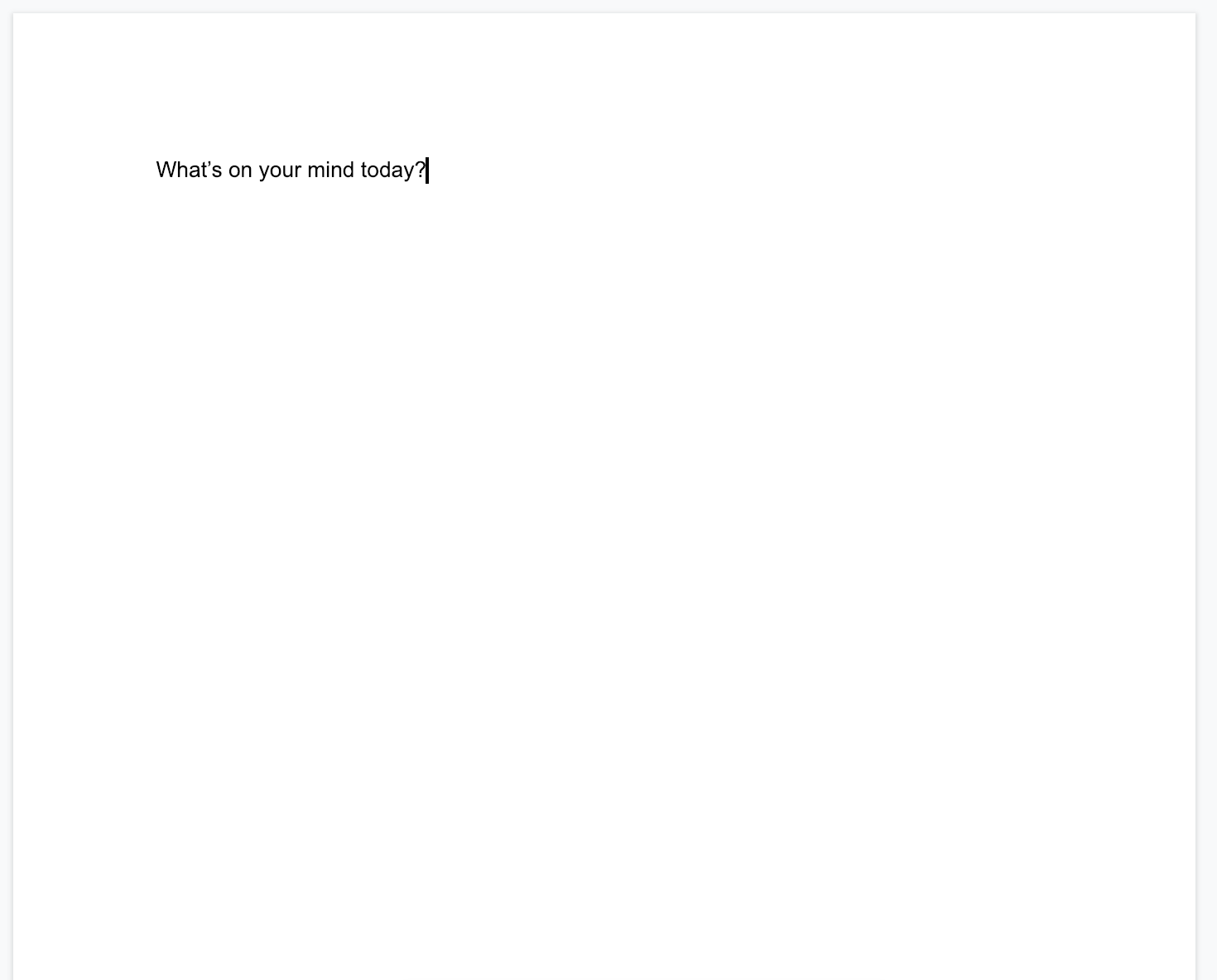 Blank Canvas gallery image