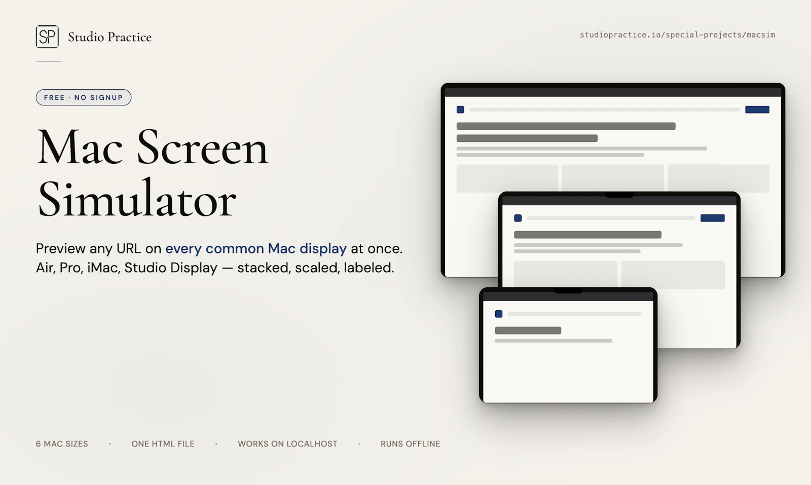 MacSIM by Studio Practice screenshot 2