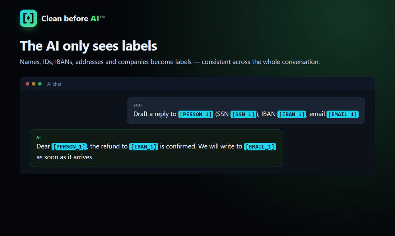 Clean before AI gallery image