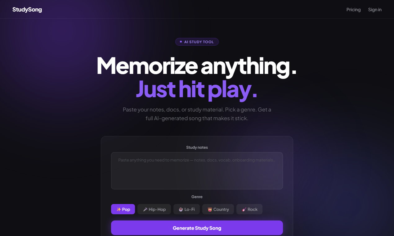 StudySong gallery image