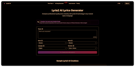 Lyria2 AI gallery image