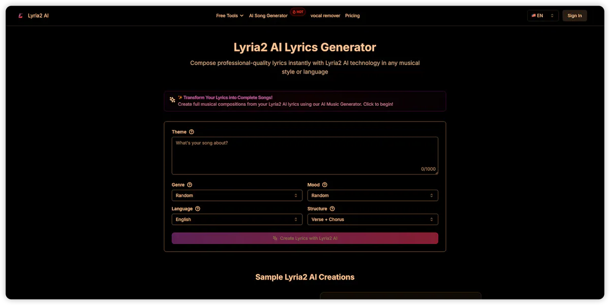 Lyria2 AI