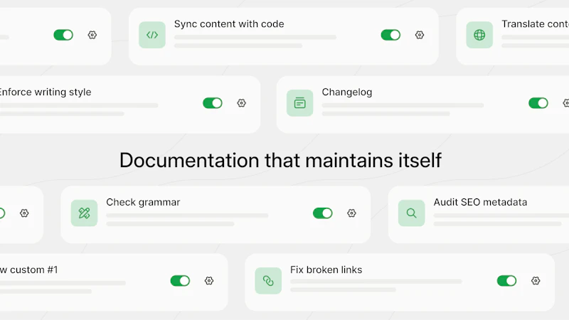 Mintlify Workflows screenshot 2