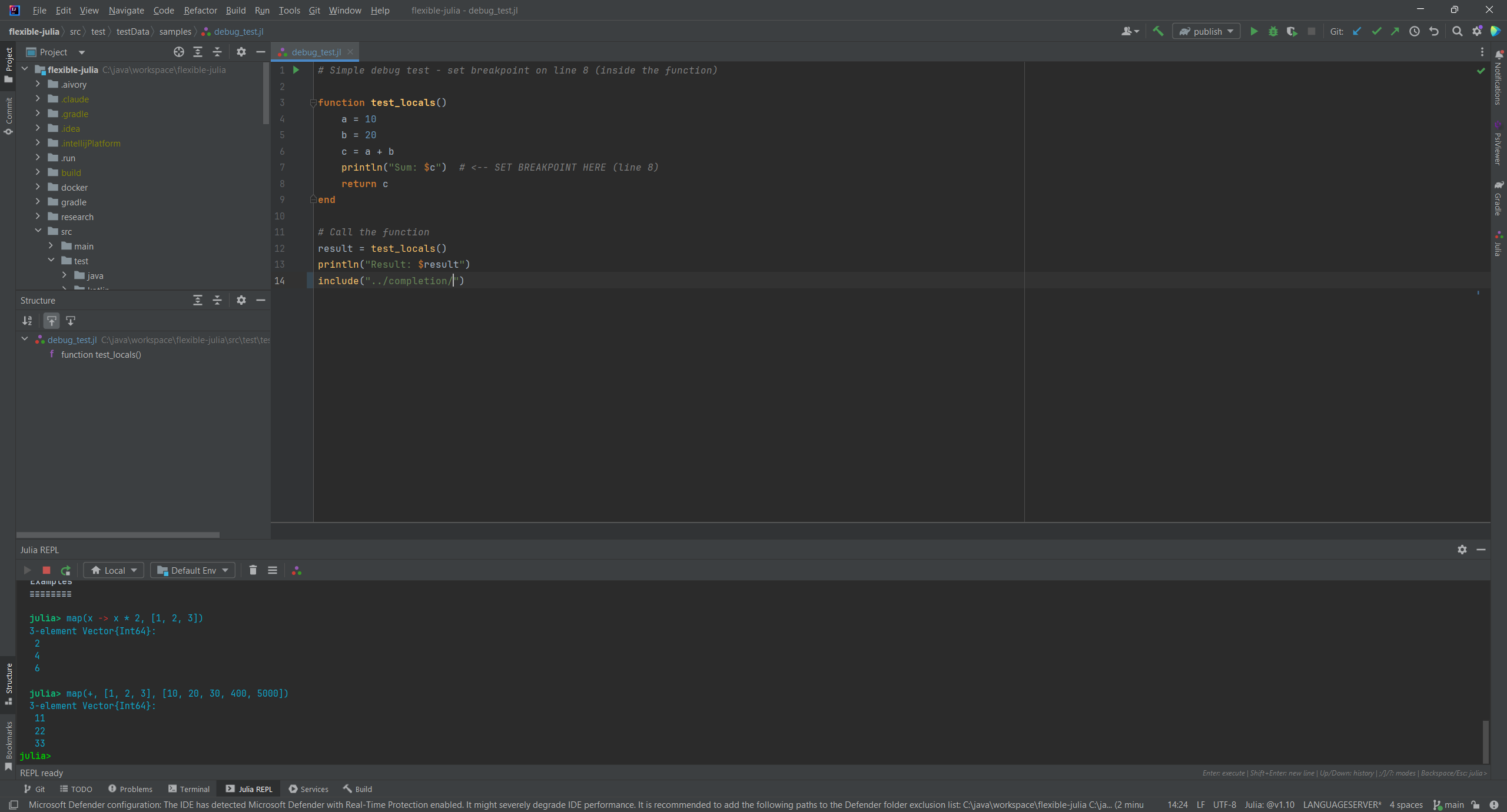 Flexible Julia  gallery image