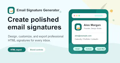 Email Signature Generator gallery image