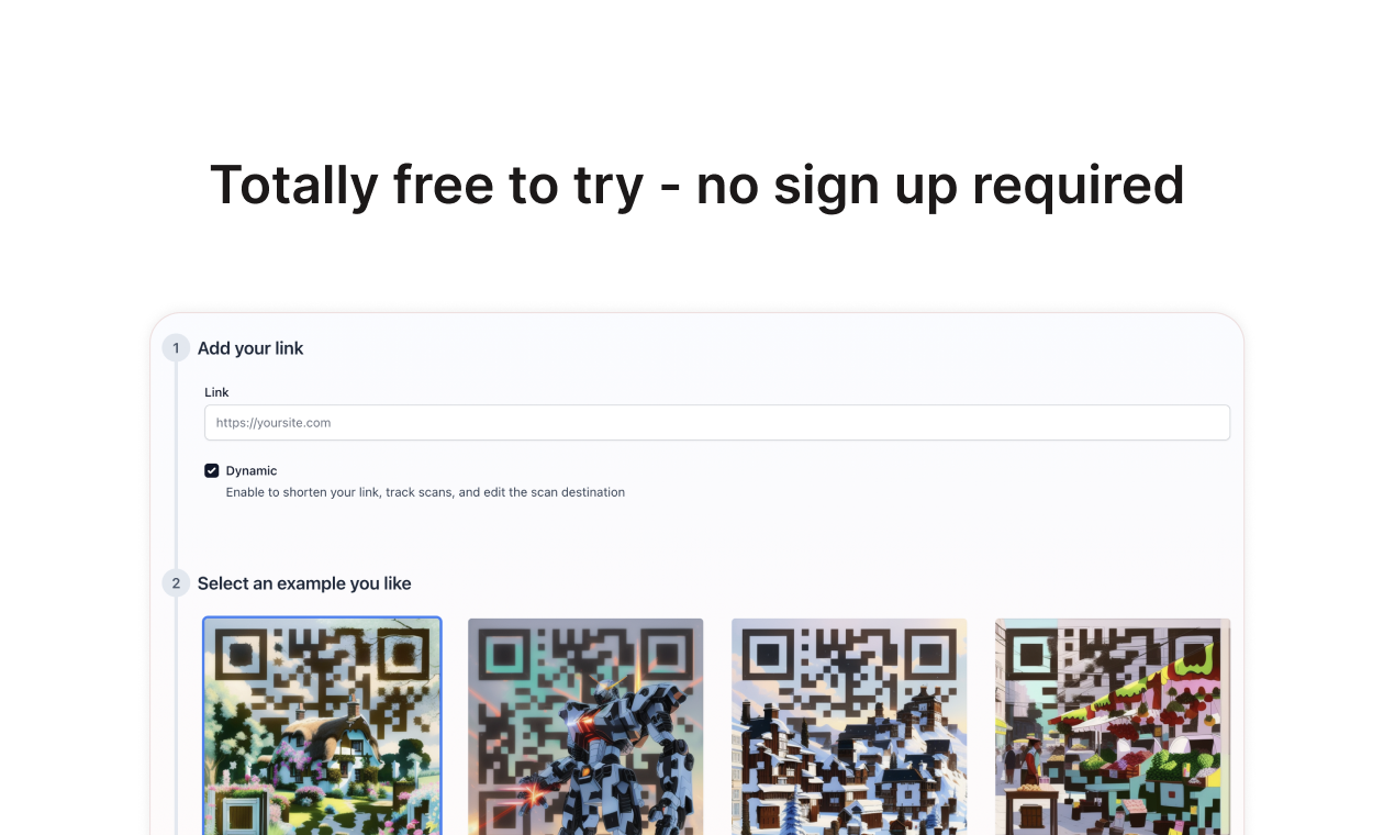 Generador de código AI QR media 2