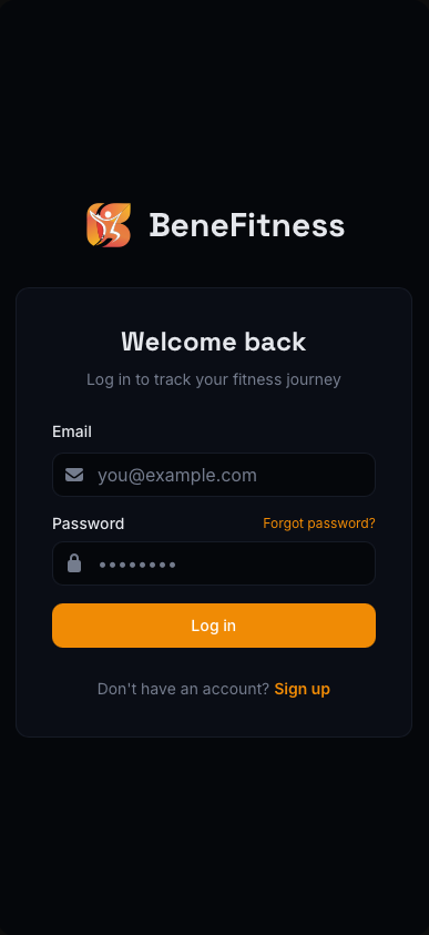 Benefitness - Screenshot 2 showing product features and functionality