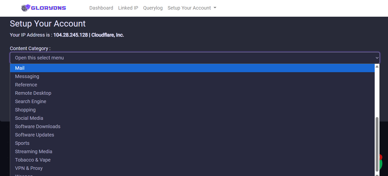 GloryDNS Node gallery image