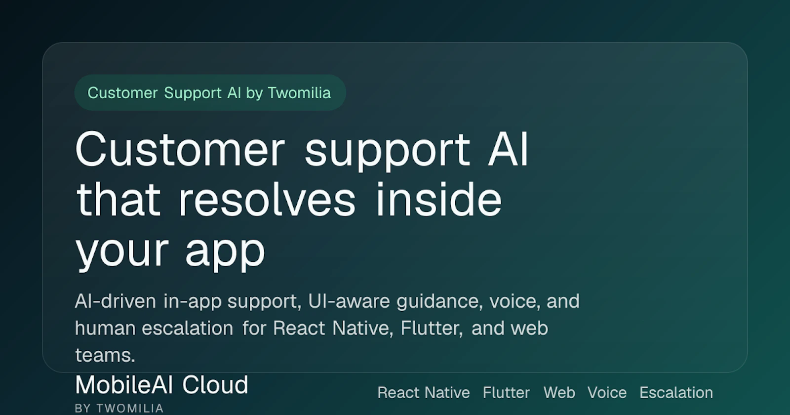 Mobile AI SDK screenshot 1