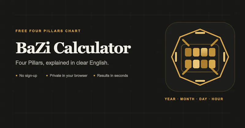 BaZi Calculator screenshot 1